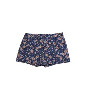St. John's Bay Blue Floral Jean Shorts